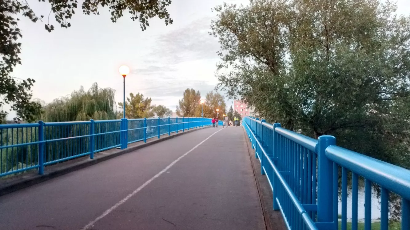 Nátěr zábradlí lávka pro pěší a cyklisty Kralupy nad Vltavou