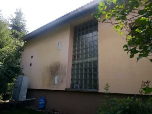 Čištění silikonové fasády