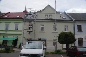Renovace nátěr fasády Kostelec nad Orlicí