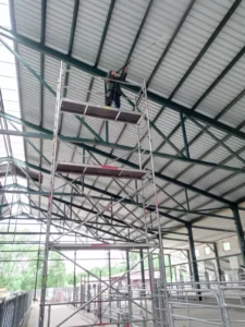 Mytí ocelové konstrukce