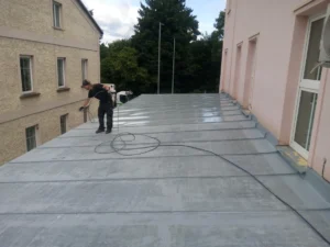 Nátěr plechové střechy Trutnov