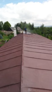 Umytí a odmaštění střechy vysokotlakým čističem Wap 250 - 300 Bar