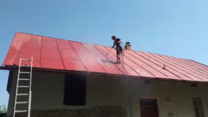 Vyčištění a odmaštění střechy vysokotlakým čističem Wap 250 - 300 Bar