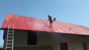 Vyčištění a odmaštění střechy vysokotlakým čističem Wap 250 - 300 Bar