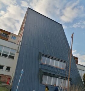 Nástřik trapézu Hotel Dlouhé Stráně