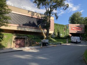 Čištění fasády PRIMÁTOR a.s. Náchod 1