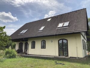 Čištění taškové střechy Hrubá Skála (2)