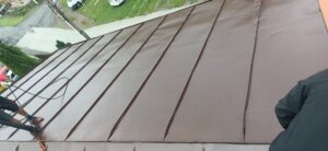 Nátěr falcované střechy Petrovice (2)