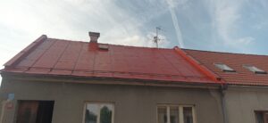 Nátěr plechové střechy Mimoň (3)