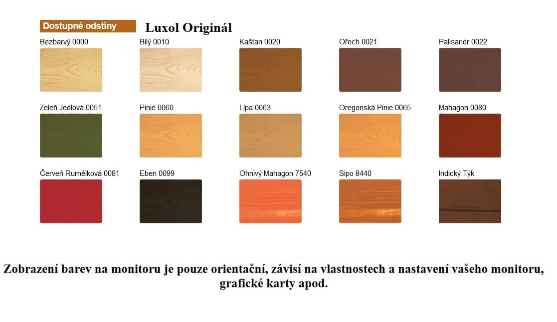 VZORNÍK Luxol Originál