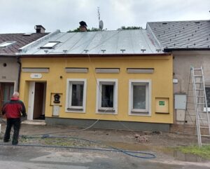 3x vyčištěná střecha